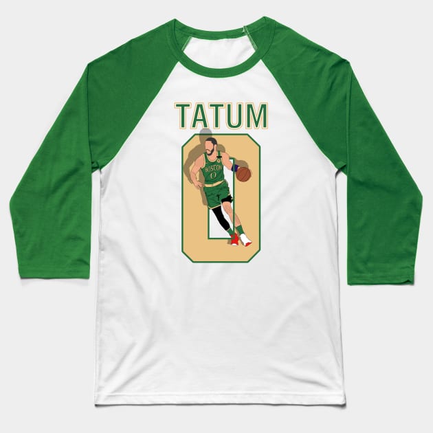 Jayson Tatum Baseball T-Shirt by FootballBum